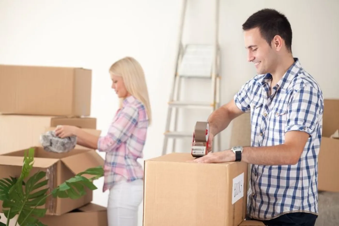 couple preparing for a home energy audit