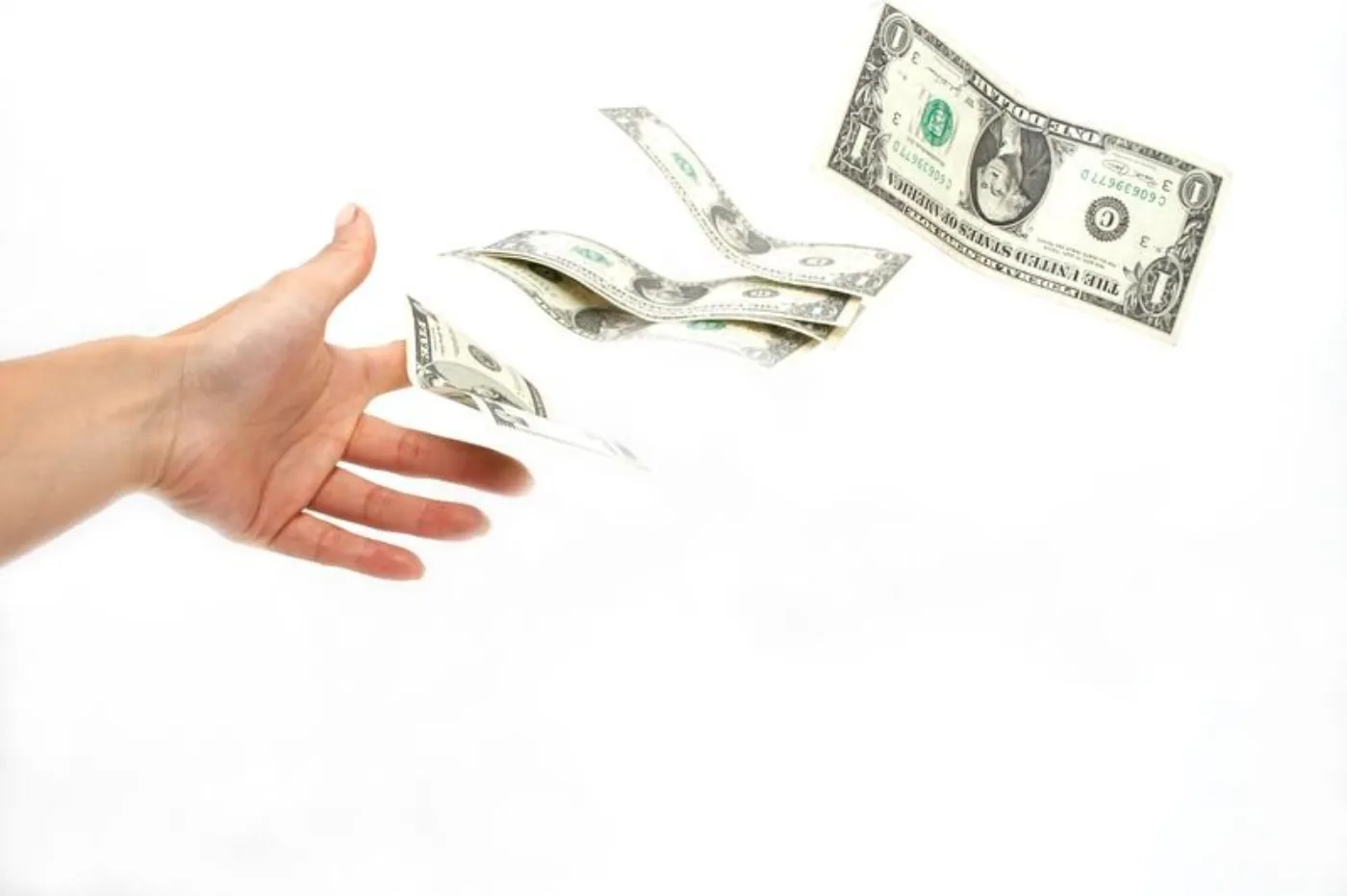 throwing money